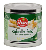 cebolla frita con aceite vegetal 3 kgs